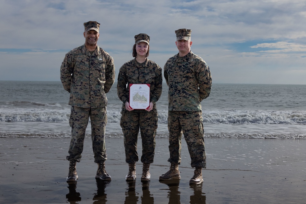 Cpl. Hanner Promotion