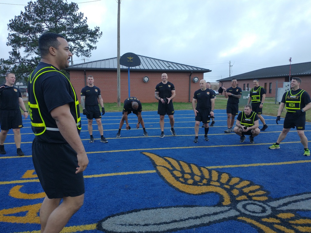 SSG Xavier Palmer leads NCOA-Rucker in MRT PT