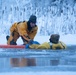 JBER Firefighters conduct Ice Water Rescue Training