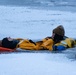 JBER Firefighters conduct Ice Water Rescue Training