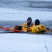 JBER Firefighters conduct Ice Water Rescue Training