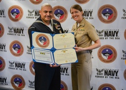 Brownsville Native Receives Awards During End of Tour Ceremony