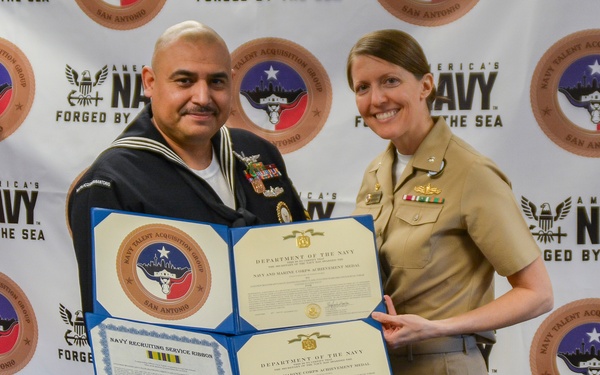 Brownsville Native Receives Awards During End of Tour Ceremony