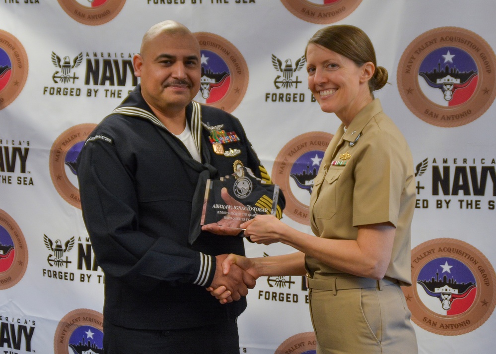 Brownsville Native Receives Awards During End of Tour Ceremony