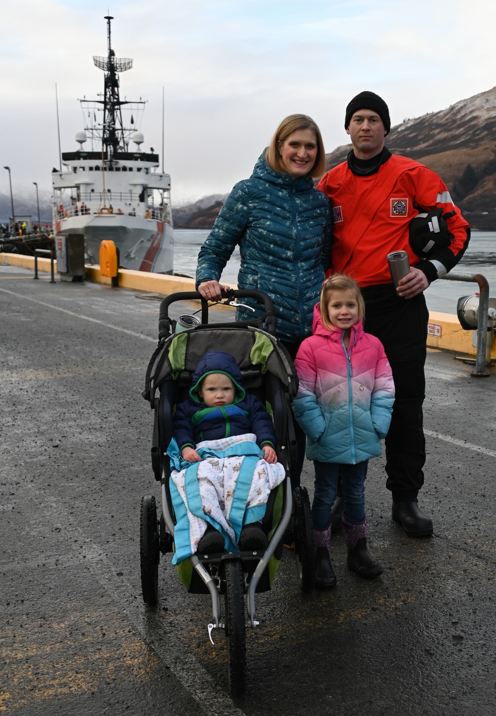 Coast Guard Cutter Alex Haley crew returns to Kodiak, Alaska, following a 7-month-long maintenance period