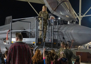 Girl Scouts experience the War Dawgs