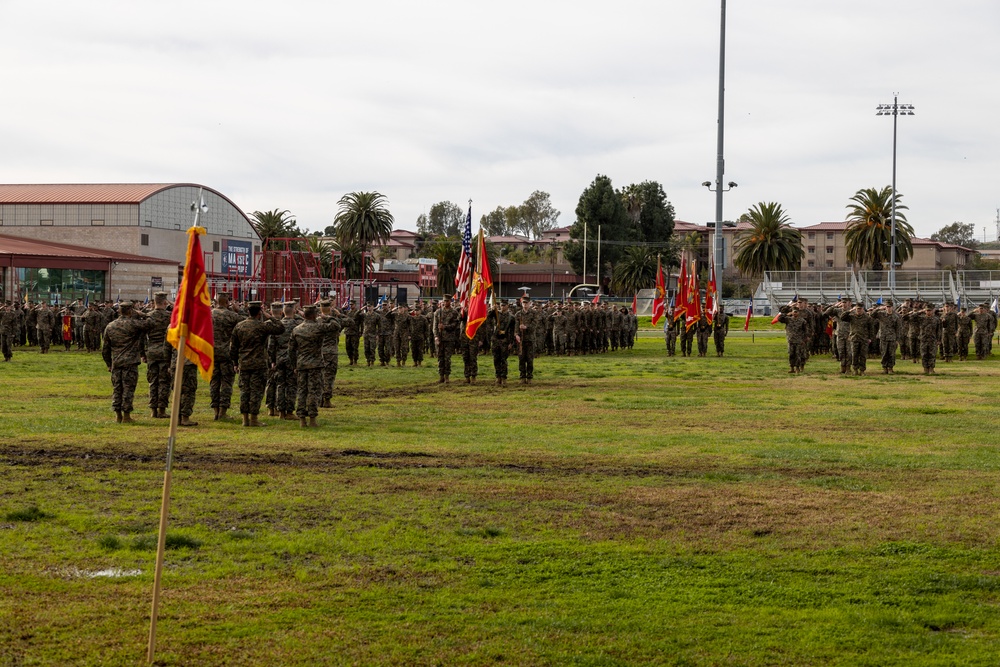 Combat Logistics Regiment 1 Change of Command Ceremony