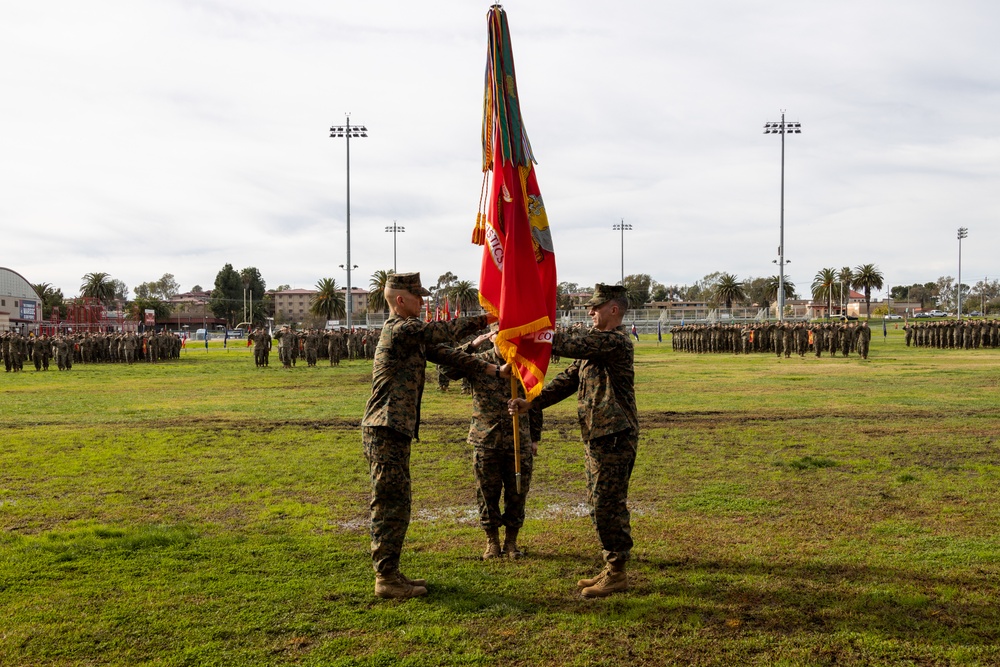 Combat Logistics Regiment 1 Change of Command Ceremony