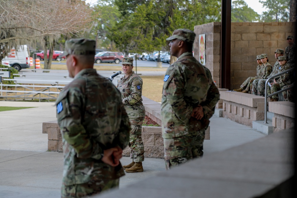 Division Sustainment Troops Battalion receive new Command Sergeant Major