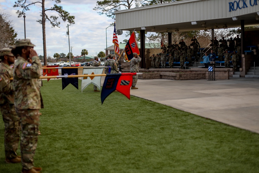 Division Sustainment Troops Battalion receive new Command Sergeant Major