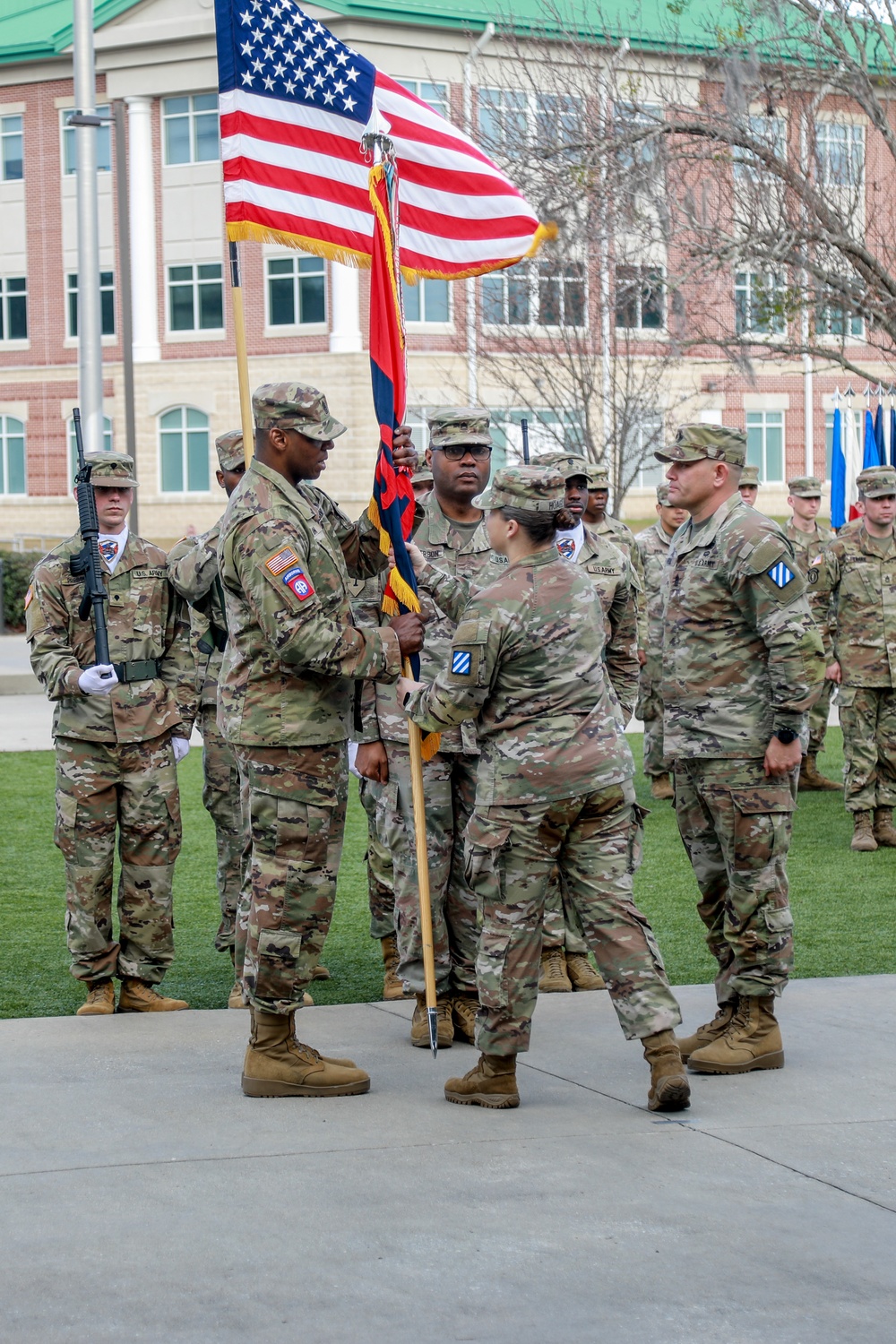 Division Sustainment Troops Battalion receive new Command Sergeant Major