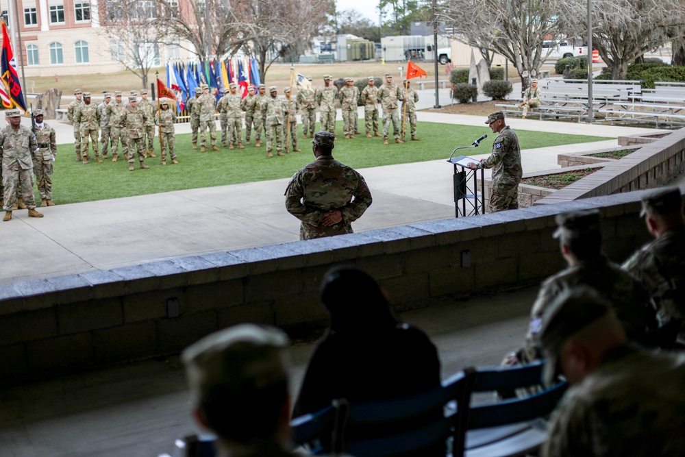 Division Sustainment Troops Battalion receive new Command Sergeant Major