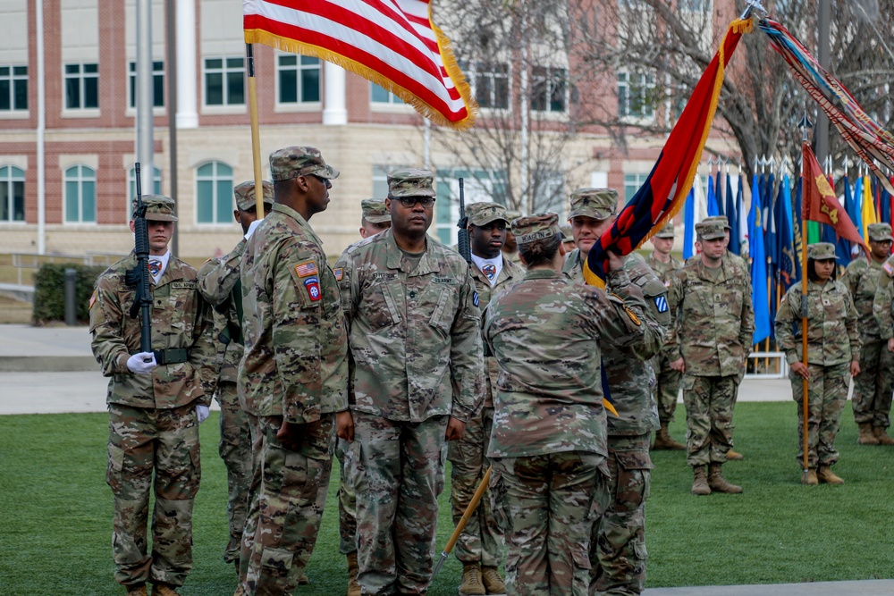 Division Sustainment Troops Battalion receive new Command Sergeant Major