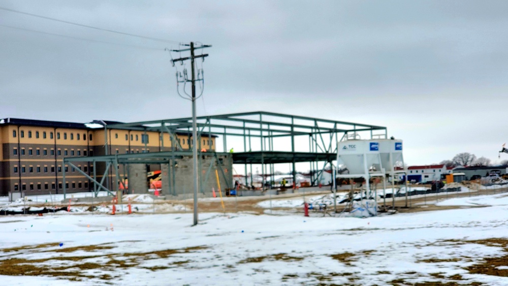 January 2023 construction operations of $11.96 million transient training brigade headquarters at Fort McCoy