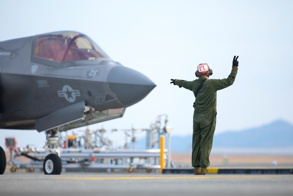 VMFA-242 departs MCAS Iwakuni in support of the 31st MEU