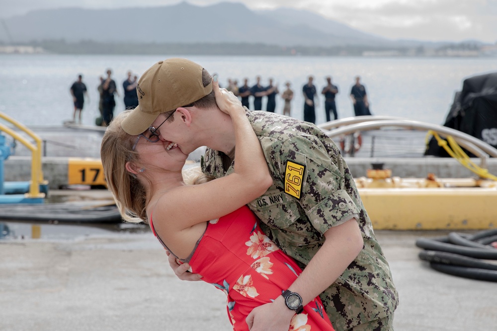 Springfield Returns to Naval Base Guam