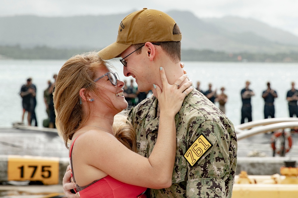 Springfield Returns to Naval Base Guam
