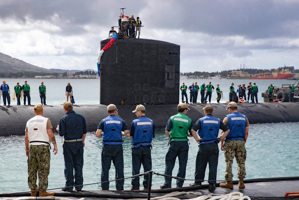 Springfield Returns to Naval Base Guam