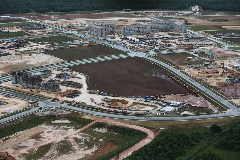 Main Cantonment Aerial Construction Progress