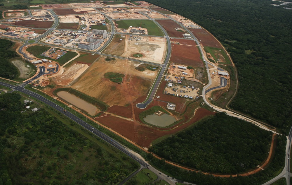 Main Cantonment Aerial Construction Progress