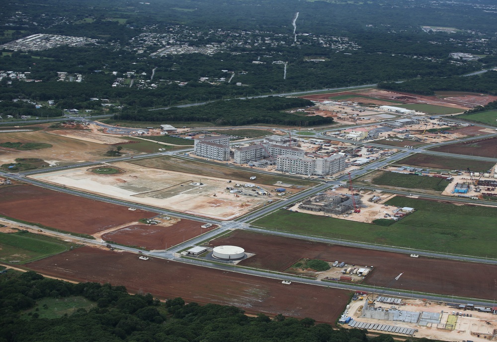 Main Cantonment Aerial Construction Progress