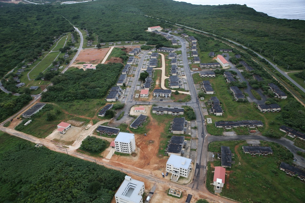 Urban Training Complex, Military Operations in Urban Terrain Town Aerial Construction Progress