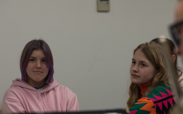 Big Red One Band Play at Vabaduse School in Tallinn, Estonia