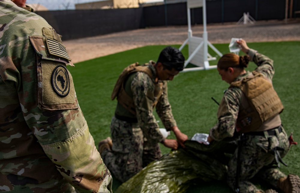 Military Working Dog handlers practice Tactical Combat Casualty Care to save partners’ lives