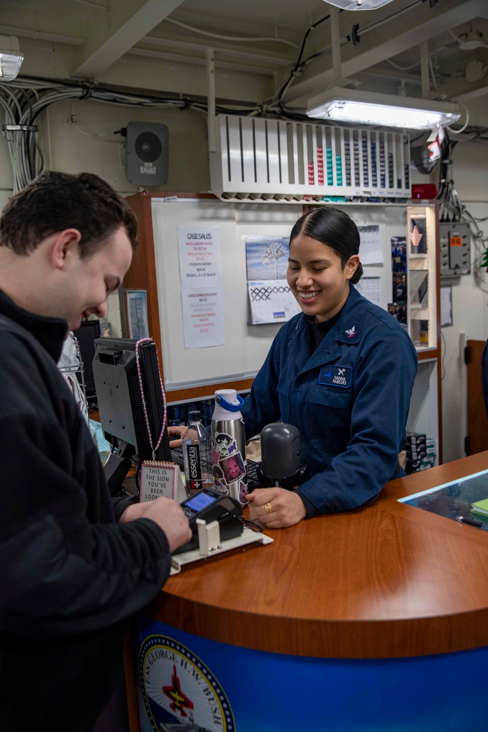 Daily Operations Aboard USS George H.W. Bush (CVN 77)