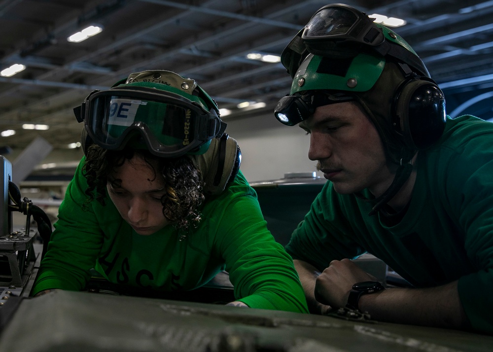 Daily Operations Aboard USS George H.W. Bush (CVN 77)