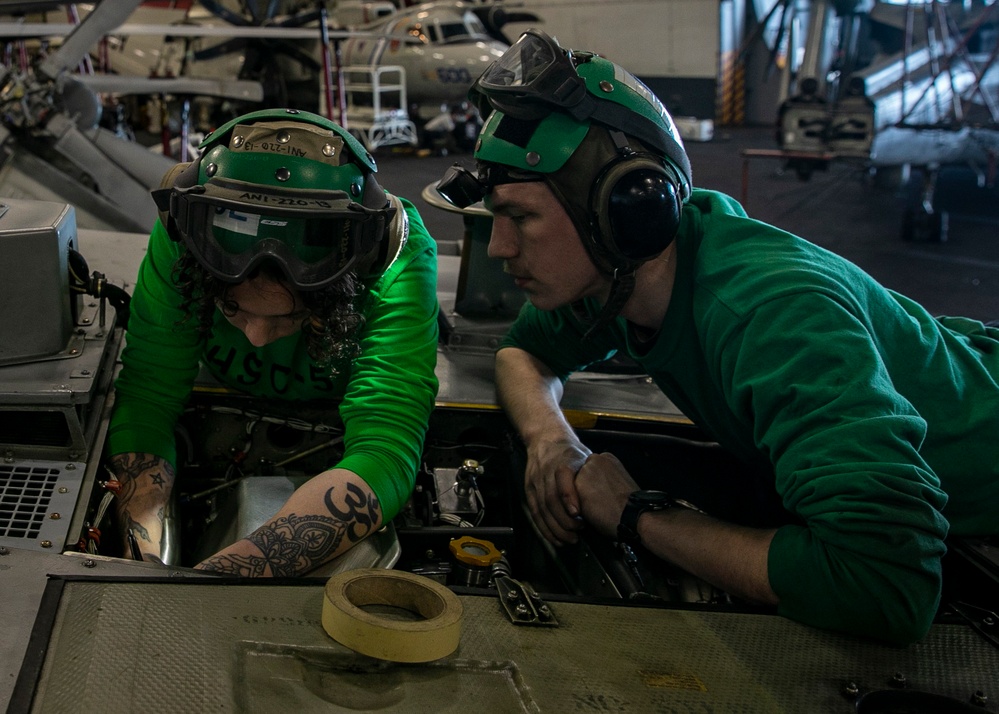 Daily Operations Aboard USS George H.W. Bush (CVN 77)