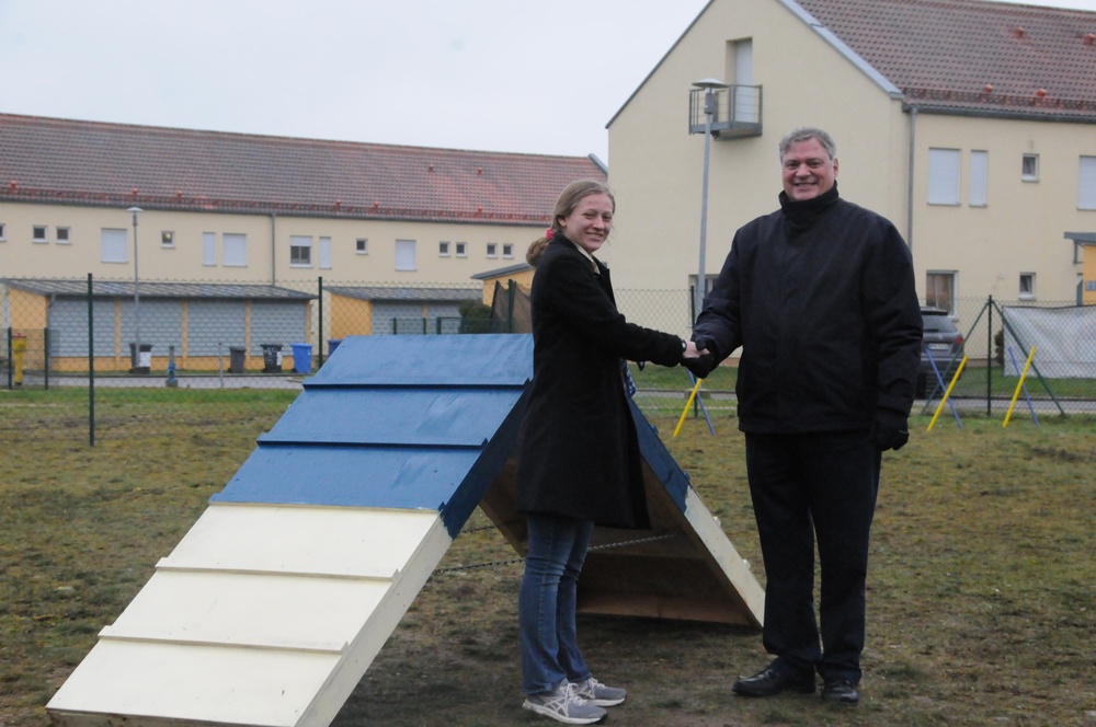 New obstacles at Camp Limburg dog park