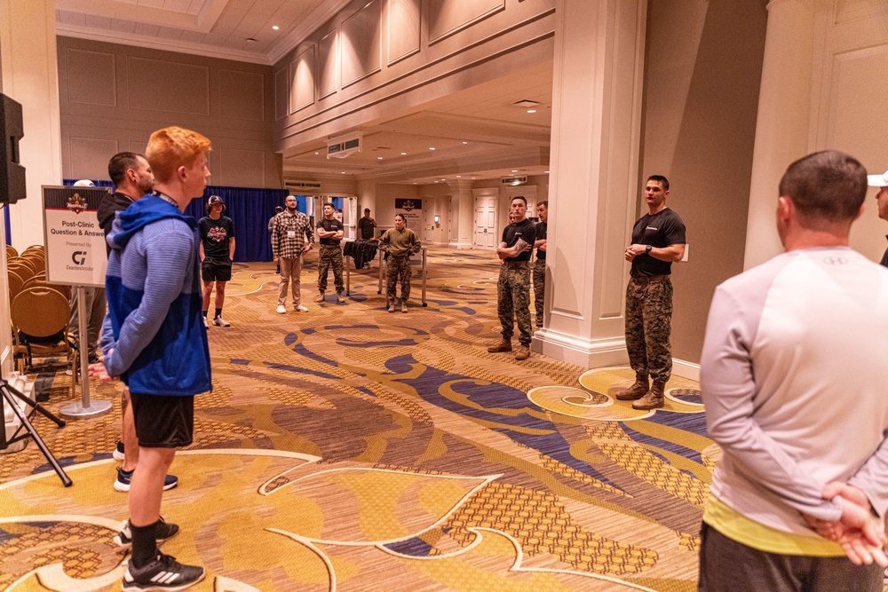 Marines Attend 2023 American Baseball Coaching Association Convention Recap