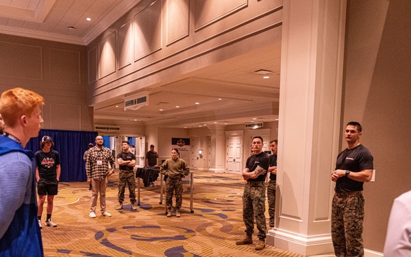 Marines Attend 2023 American Baseball Coaching Association Convention Recap