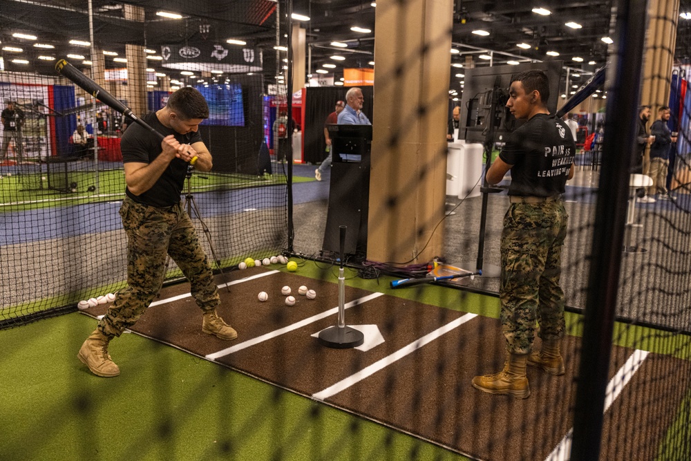 Marines Attend 2023 American Baseball Coaching Association Convention Recap