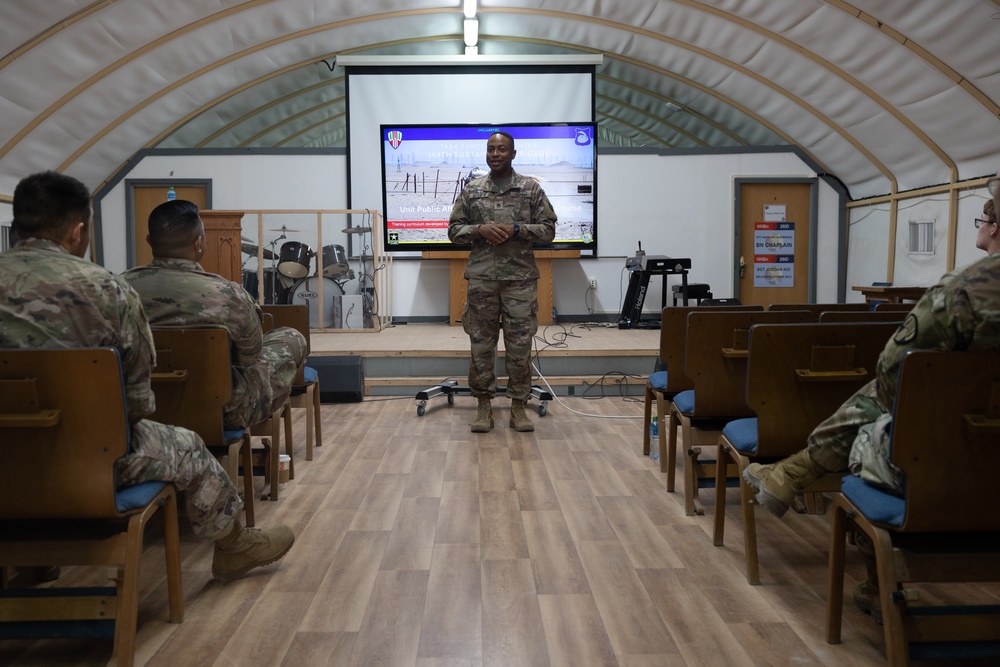 369th Sustainment Brigade conducts Unit Public Affairs Representative training