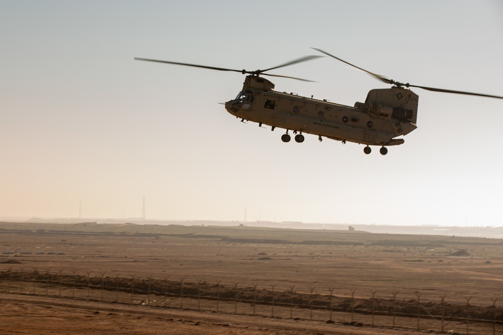 2nd Battalion, 149th Aviation Regiment, 36th Combat Aviation Brigade, train with Norwegian Telemark Battalion in joint training operational rehearsals