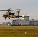 AH-64 Apache flies over Inowrocław Air Base