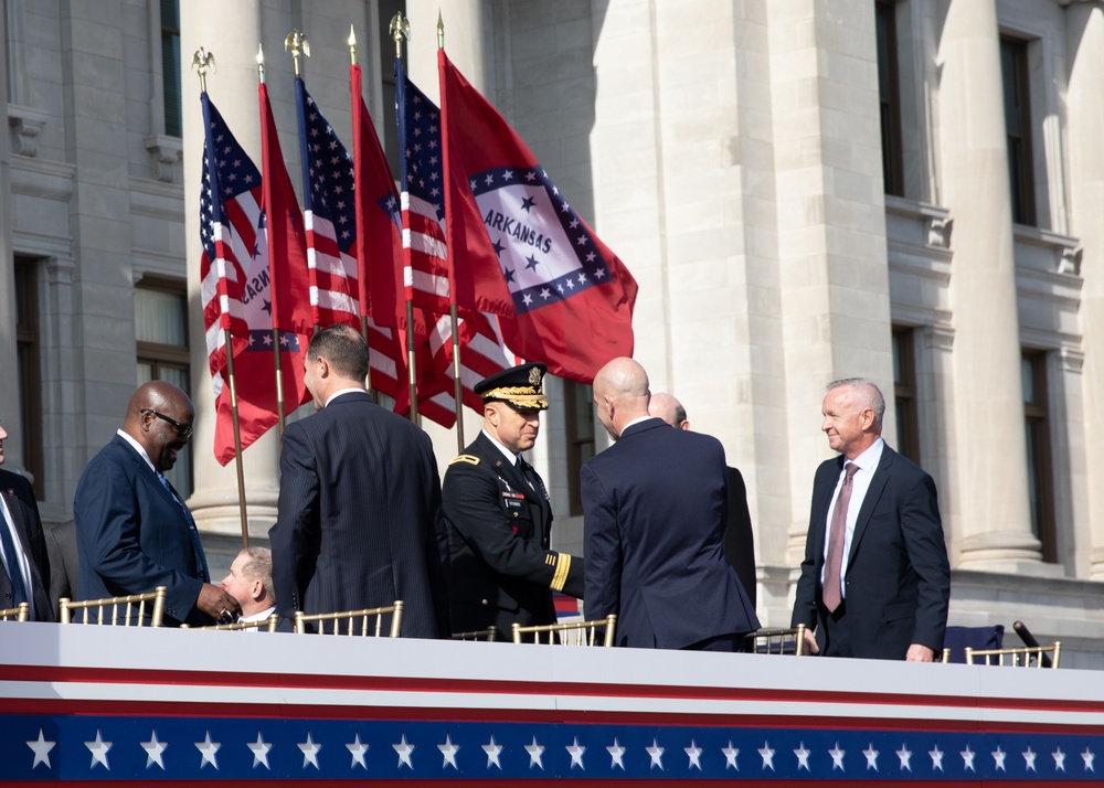 106th Army Band Plays the 47th Governor of Arkansas Inauguration