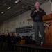 USS Carl Vinson (CVN 70) Conducts an All Hands Call