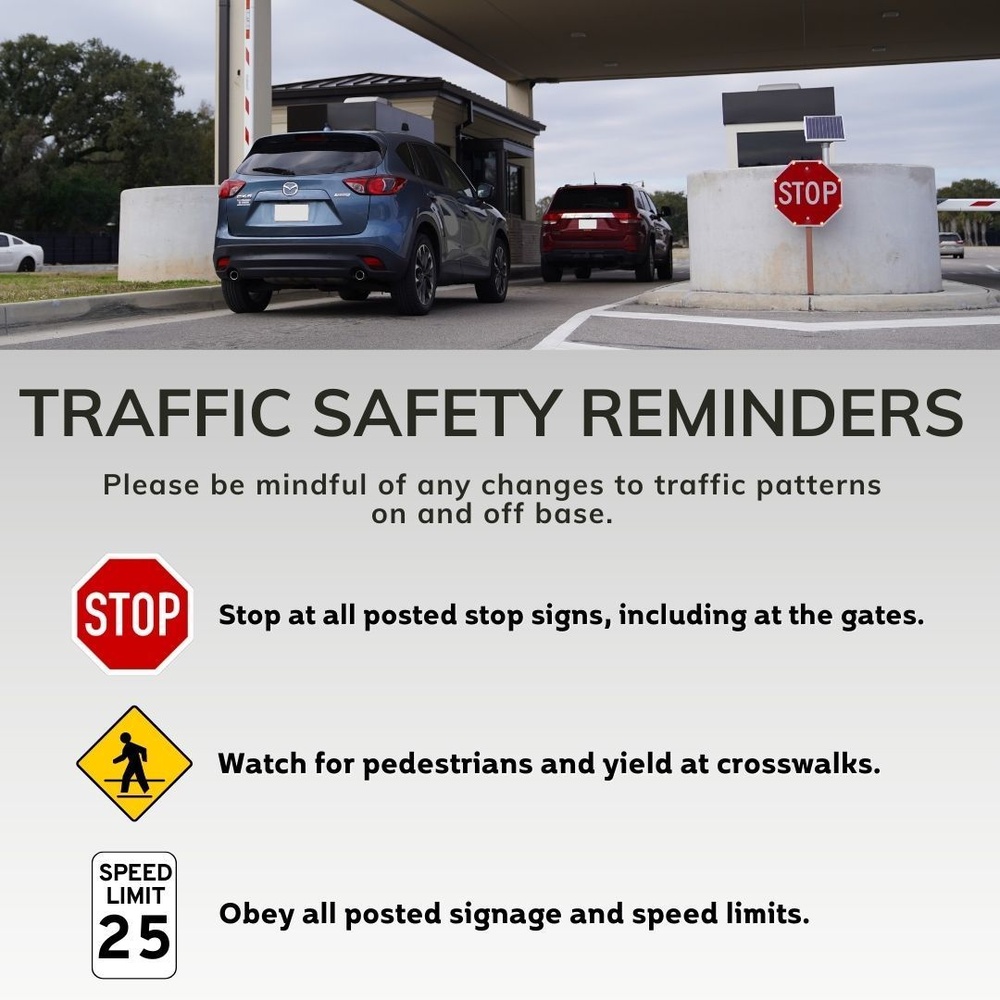 Traffic Safety Reminders Social Media Graphic