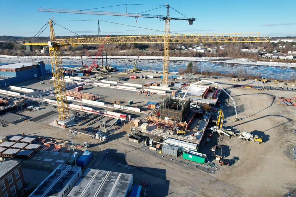 A Bird’s Eye View of Monolith Construction in Brewer, Maine