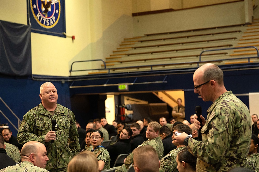 MCPON James Honea Visits Naval Base Kitsap-Bangor