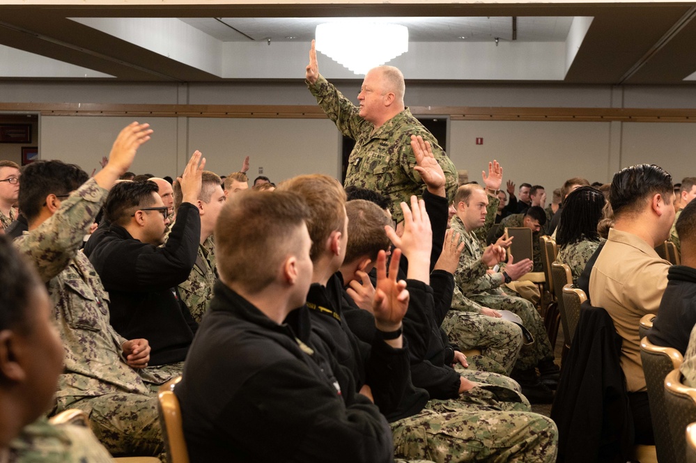 MCPON James Honea Visits Naval Base Kitsap-Bangor