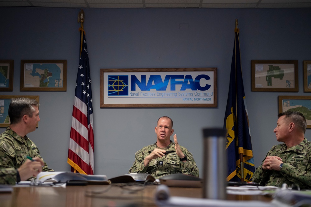 Rear Admiral VanderLey Visits NAVFAC Northwest