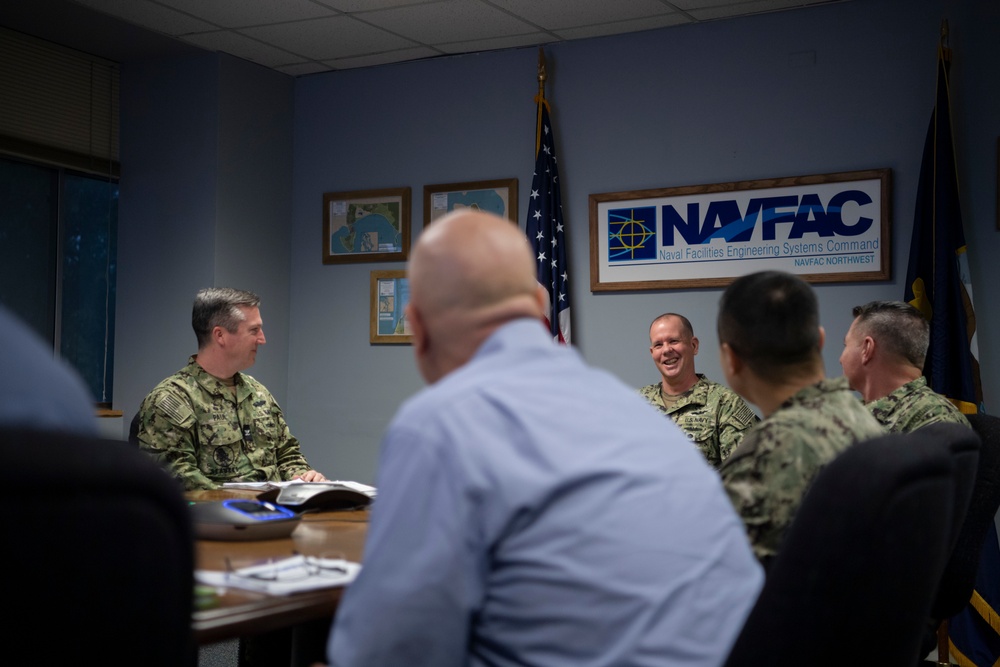 Rear Admiral VanderLey Visits NAVFAC Northwest