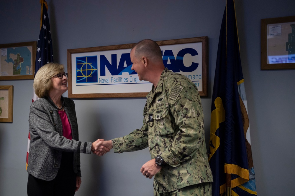 Rear Admiral VanderLey Visits NAVFAC Northwest