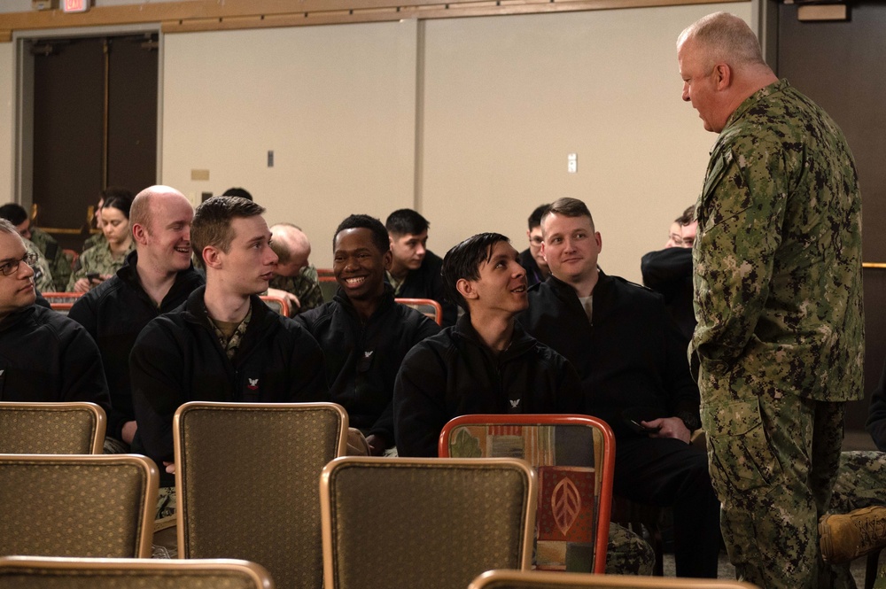 MCPON James Honea Visits Naval Base Kitsap-Bangor