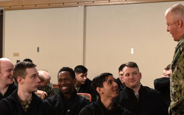 MCPON James Honea Visits Naval Base Kitsap-Bangor