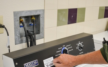 Fort Riley Barracks receive laundry room upgrades installation wide